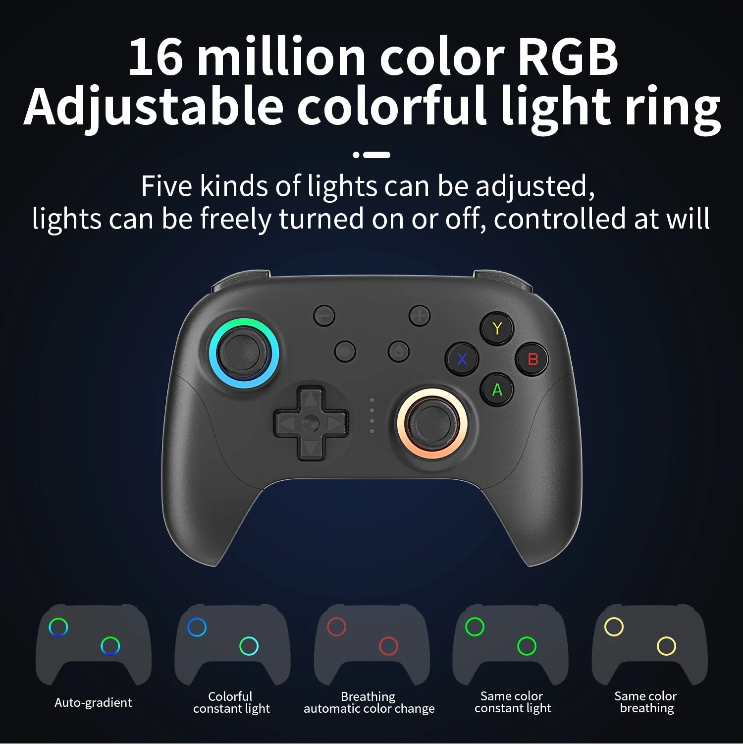 POWKIDDY JS-168 Bluetooth Wireless Handheld Controller - Image 10