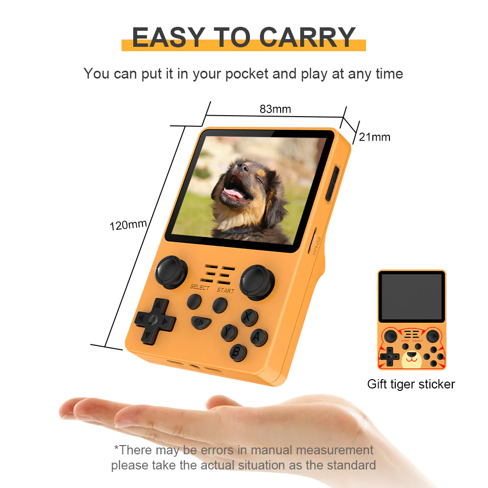 POWKIDDY RGB20S 3.5-Inch 4:3 IPS OGA Screen Open Source Handheld Game Console RK3326 Special Back Button Children's Gifts - Image 10