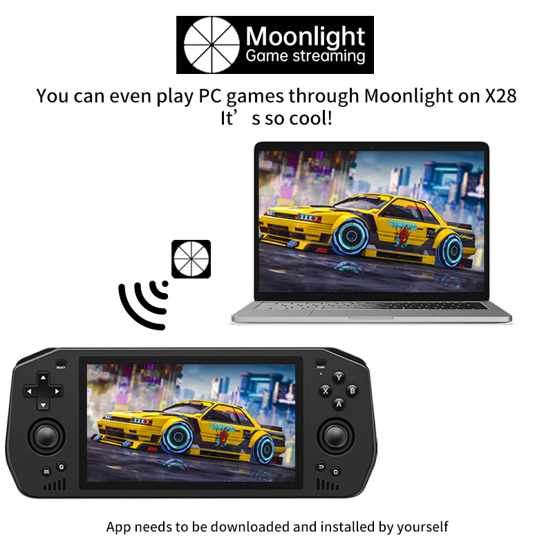 POWKIDDY X28 Handheld Game Console Android 11, T618 - Image 7
