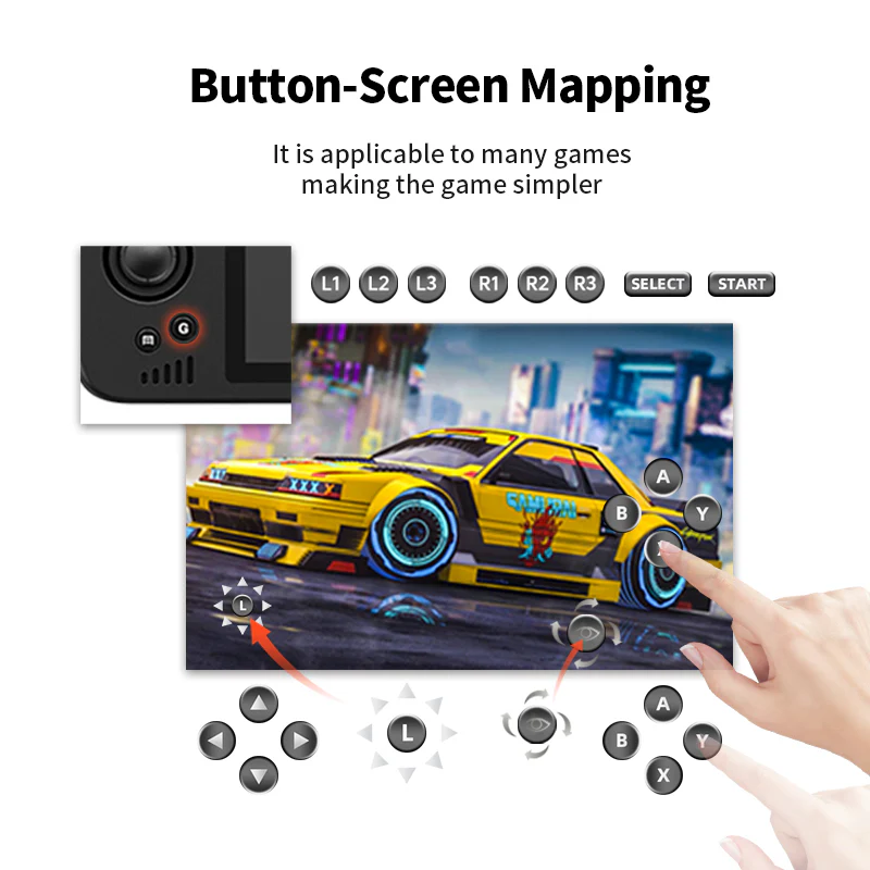 POWKIDDY X28 Handheld Game Console Android 11, T618 - Image 9